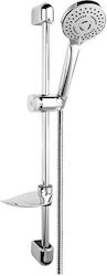 Ferro Tutti Slide Bar with Showerhead and Hose