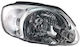 Depo Предни светлини за Hyundai Accent 2003-2005 1бр