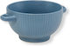 Viosarp Serving Bowl Round Ceramic Blue with Diameter 14cm