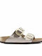Arizona Big Buckle Birko-Flor Women's Anatomic Sandals Graceful Taupe Narrow Fit