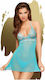 Penthouse Bedtime Story Chemise Set Babydoll Se...