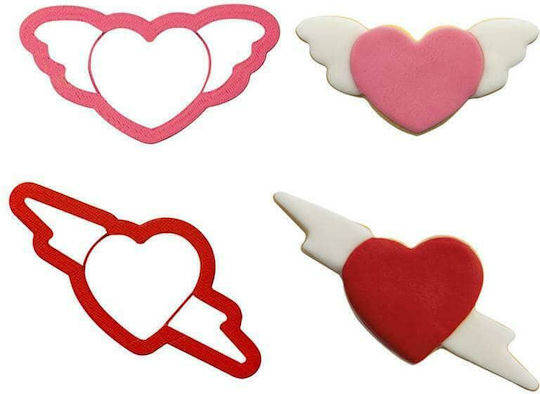 Decora Cookie Cutter Heart Plastic