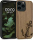 KWmobile Vintage Anchor Back Cover Ξύλινο Dark ...