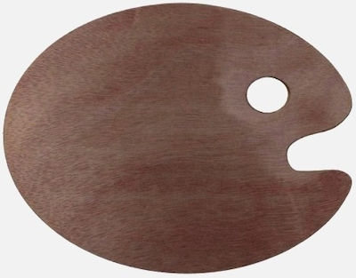 Metron Holz Farbpalette Oval - Oval 30x20cm 721.3.15441