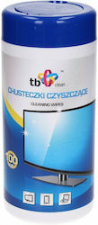 TB Print TB Clean Accesorii De Curățenie Pentru Birouri Șervețele De Curățare Pentru Ecran 100 Bucăți