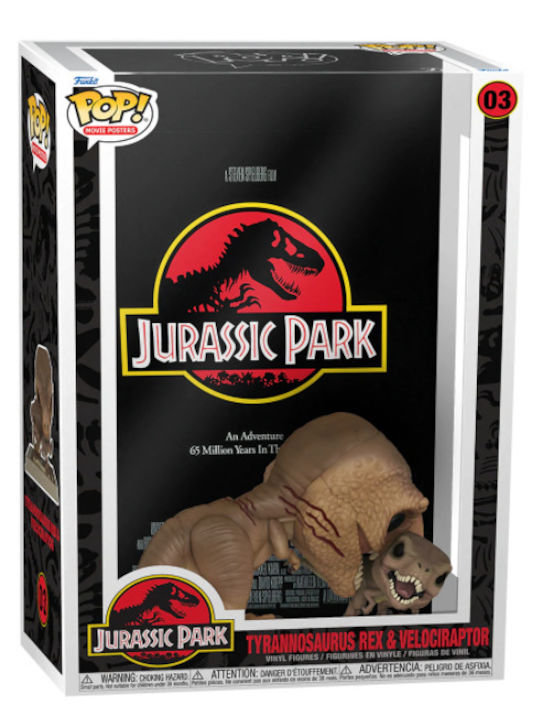 Funko Pop! Movie Posters: Jurassic Park - Tyrannosaurus Rex & Velociraptor 03 Special Edition