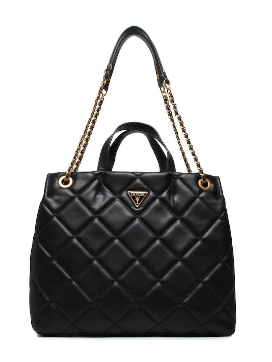 Guess Cessily Girlfriens Women's Bag Tote Hand Black