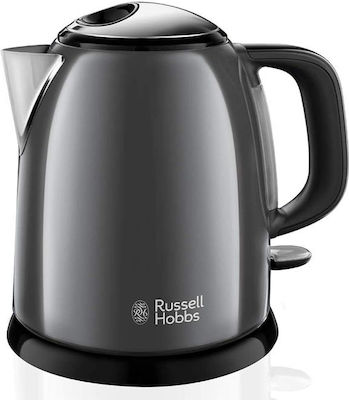 Russell Hobbs Colours Plus+ Mini Βραστήρας 1lt 2400W Γκρι