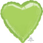 Balloon Foil Jumbo Valentine's Day Heart Green 81cm Lahani