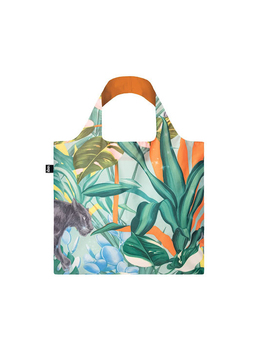 Loqi Recycled Pomme Chan - Wild Forest Υφασμάτινη Τσάντα για Ψώνια σε Πράσινο χρώμα