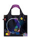 Loqi Recycled Wassily Kandinsky - Several Circles Чанта за Пазаруване в Черен цвят