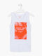 Kids Top Sleeveless White
