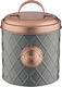 Typhoon Sugar Jar with Metal Grey Lid 1000ml 1 Piece