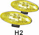 Autoline Round Headlights Car H3 H2 Universal 12V 55W 13cm 2pcs