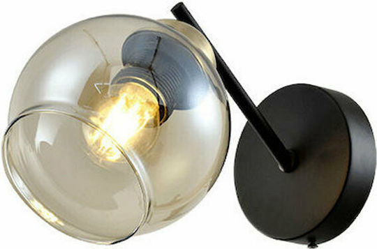 Elmark Rick Single Spot with Socket E27 in Black Color