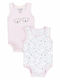 Losan Baby Bodysuit Underwear Set Sleeveless Pink