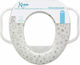 Kiokids Kids Toilet Seat with Handles Stars Gray