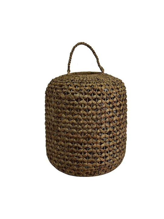 Atmosphera Flower Wave Lantern Rattan Floor Brown 46.5x46.5x56εκ. 1pcs