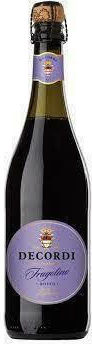 Decordi Wine Fragolino Lambrusco dell’Emilia Red Dry 750ml