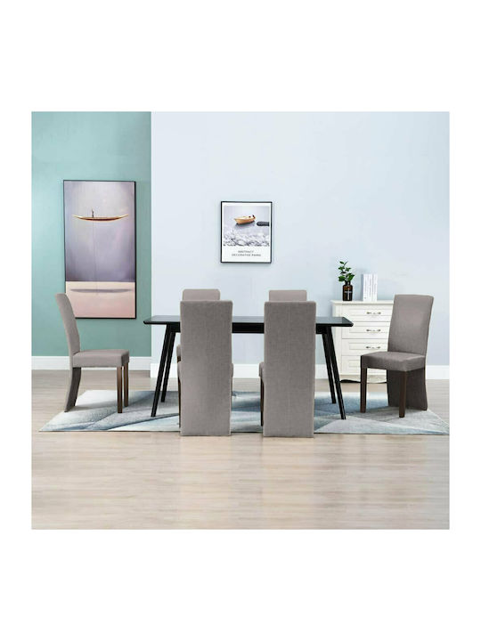 Seth Scaune Sala de mese Gri 2buc 45.5x50x100buc