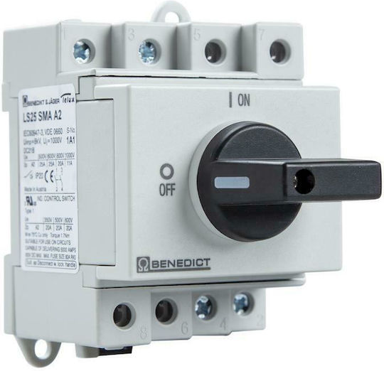 Geyer 2-Poles Changeover Panel Push Button Changeover Switch 25A