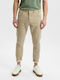 Alex Pantaloni De Blugi Pentru Bărbați Elastic Cu Fit Relaxed Tapered Culoare Light Sand
