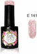 Gellie Halb-permanenter Nagellack E 141 mit Gli...