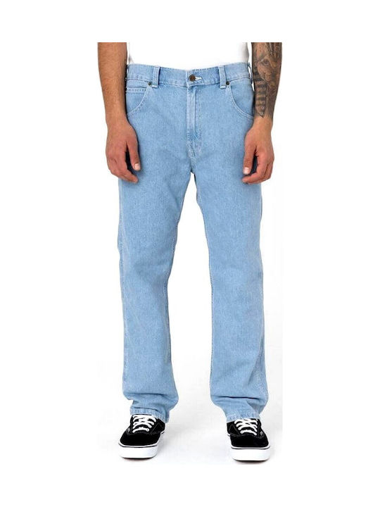 Houston Ανδρικό Παντελόνι Τζιν με Regular Straight Εφαρμογή Vintage Aged Blue