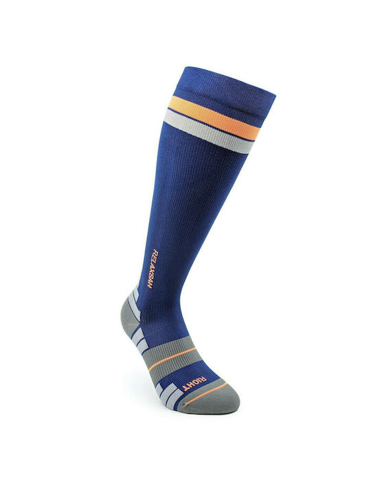 Relaxsan Compression Sport Running Κάλτσες Μπλε 1 Ζεύγος
