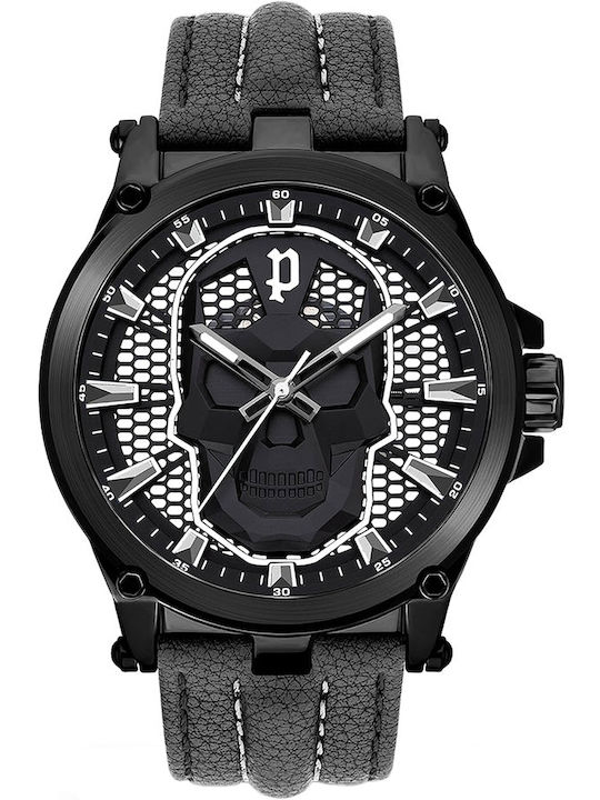Police Vartex Ανδρικό Ρολόι 47mm Μπαταρίας με Μ...