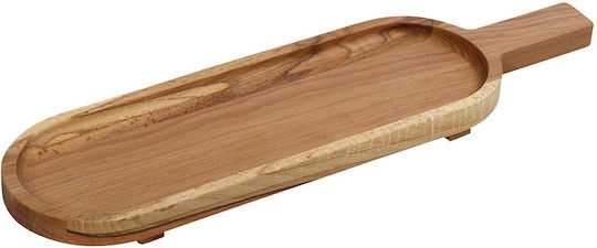 Espiel Wooden Serving Platter with Handle 70x20x3.5cm