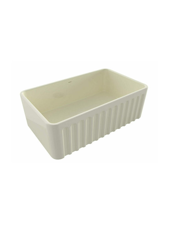 Bocchi Farmhouse 1602-521 Vessel Sink Porcelain...
