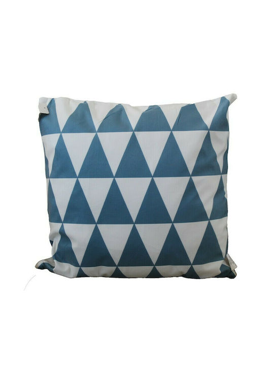 TnS Sofa Cushion Blue White 42x42cm