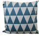 TnS Sofa Cushion Blue White 42x42cm
