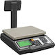 Dibal G-325F Electronic Retail Scale with Column with Weighing Capacity of 30kg and Division 10gr