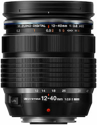 Olympus Crop Camera Lens M.Zuiko ED 12-40mm F/2 8 PRO II Ultra-Wide Zoom for Micro Four Thirds (MFT) Mount Black