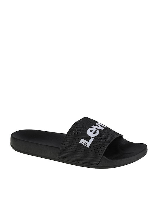 June Perf Slapi Bărbați Negru