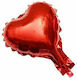 Balloon Foil Valentine's Day Heart Red 13cm