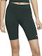 Nike Sportswear Essential Laufen Frauen Fahrrad Leggings Hochgeschnitten Grün