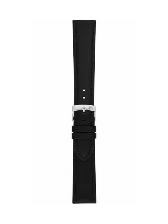 Morellato Grafic Leather Strap Black 22mm