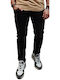 'hatch' Herren Jeanshose Elastisch mit Skinny Passform Schwarz