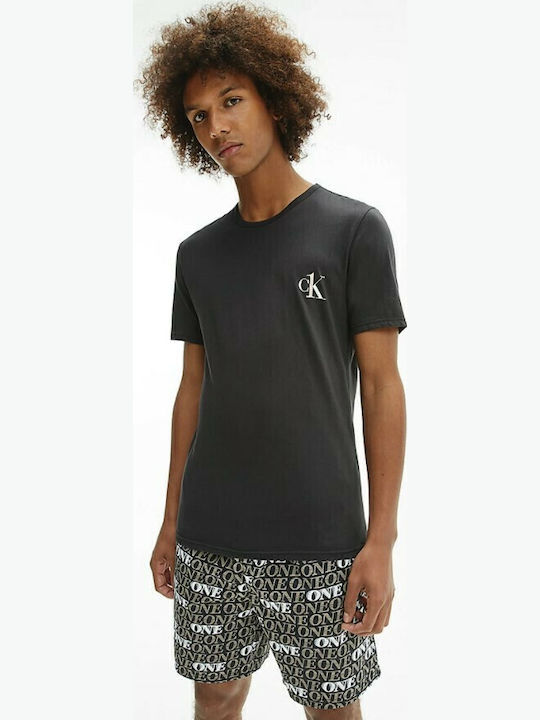Calvin Klein Men's Summer Pajama Bermuda Black