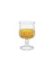 Homestyle Loxan Gläser-Set für Weiß- und Rotwein aus Glas in Gelb Farbe Stapelbar 190ml 6Stück