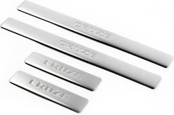 S-dizayn Car Interior Decorative Door Sills Chevrolet Cruze 4pcs