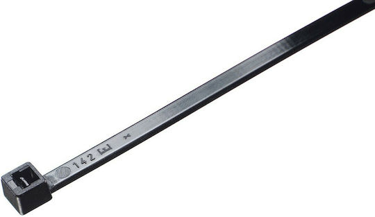 Elematic Δεματικά Καλωδίων Πλαστικά 200mmx4.8mm σε Μαύρο χρώμα (100τμχ) (5315/CUVE)