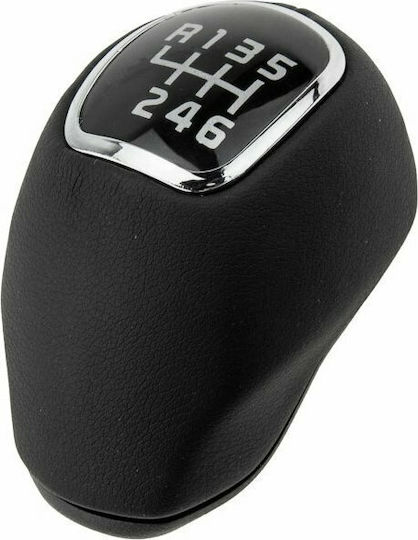 Leather Luxe 6 Shift Knob for Kia Sportage III '10-/ Black