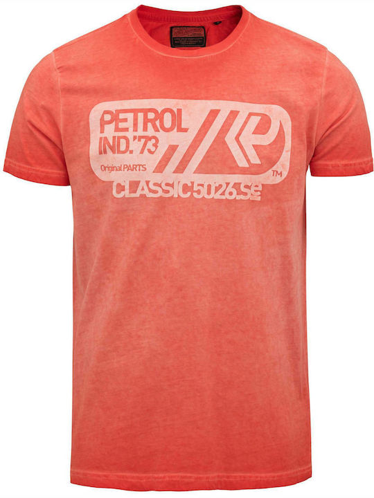 Petrol Industries T-shirt Bărbătesc cu Mânecă S...