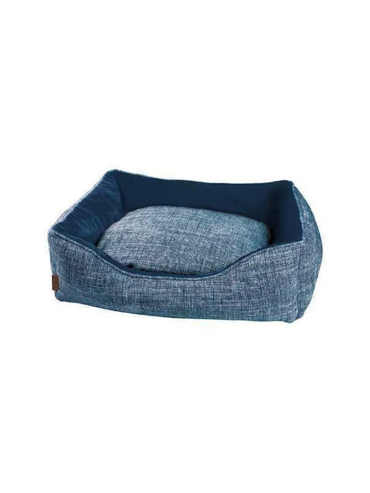 Croci Glam Sofa Hundebett Blau 70x60cm.