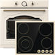 Gorenje Φούρνος άνω Πάγκου 77lt με Κεραμικές Εστίες Π59.5εκ. Μπεζ