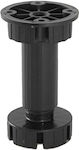 Plastic Kitchen Foot Opes 550 12cm Black